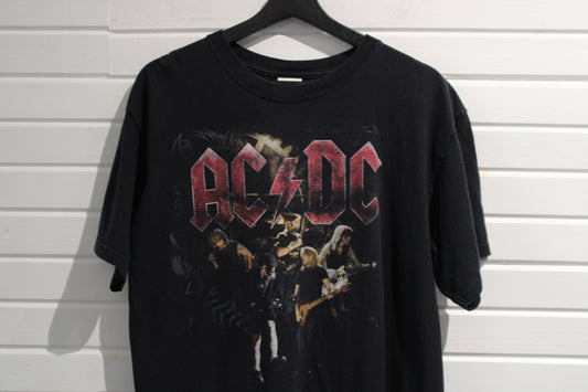 AC-DC Black Ice Tour T-Shirt | Vintage 2009 Band Graphic Concert Tee | Rock Music Memorabilia