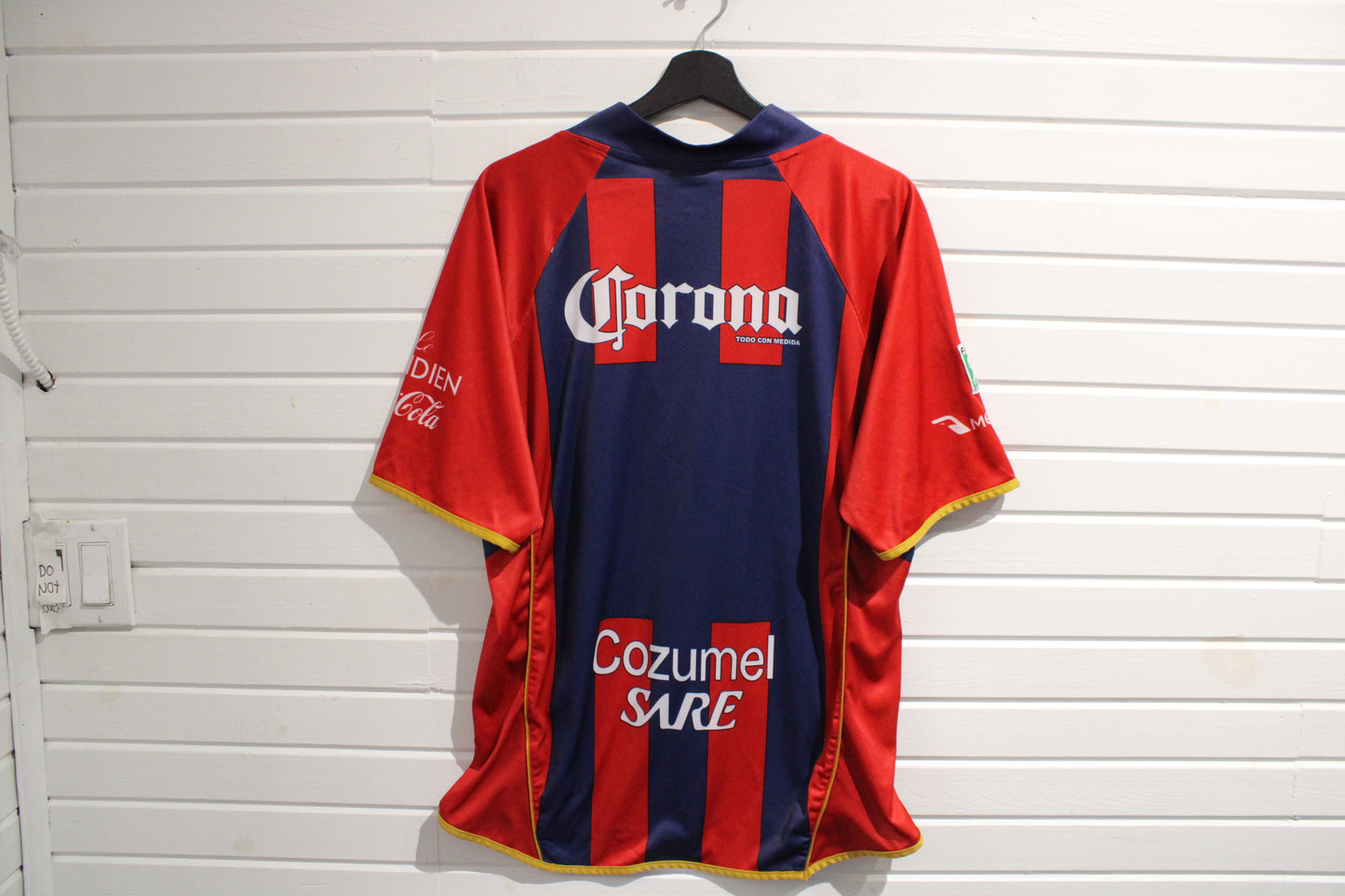 Atlante-FC Soccer Jersey | Vintage 2000s Mexican Football Shirt Red-Blue | Classic Liga MX Fanwear