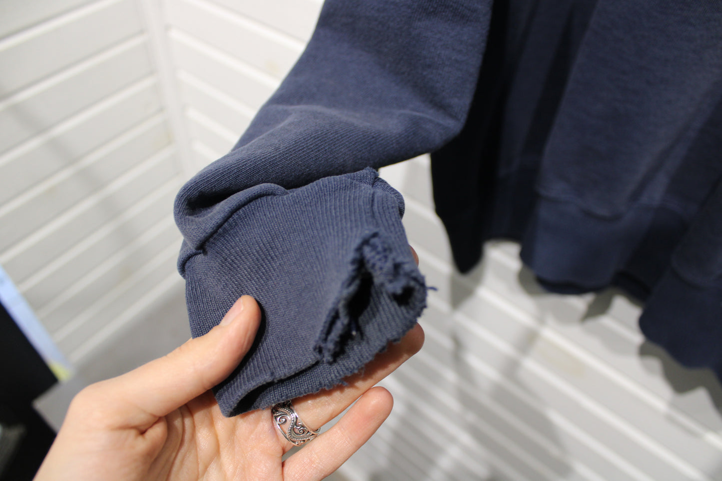 Champion Sweatshirt | Vintage 90s Navy Crewneck Pullover | Classic Logo Embroidery Sweater