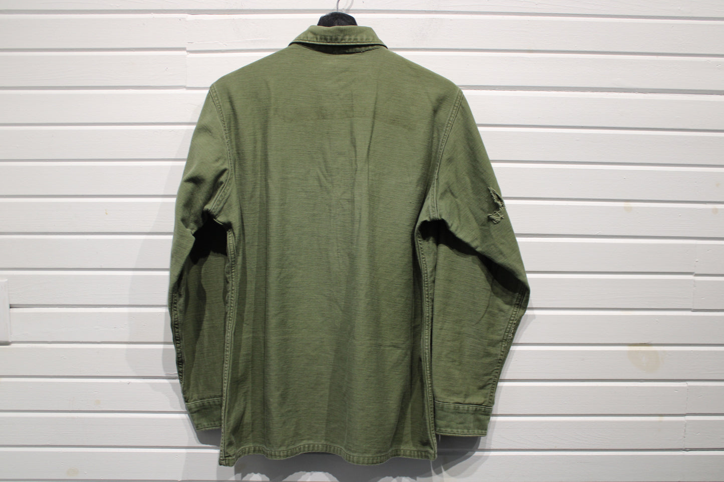 U.S-Army Utility Shirt | Vintage 1970s OG107 Fatigue Button-Up | Classic Military Field Shirt