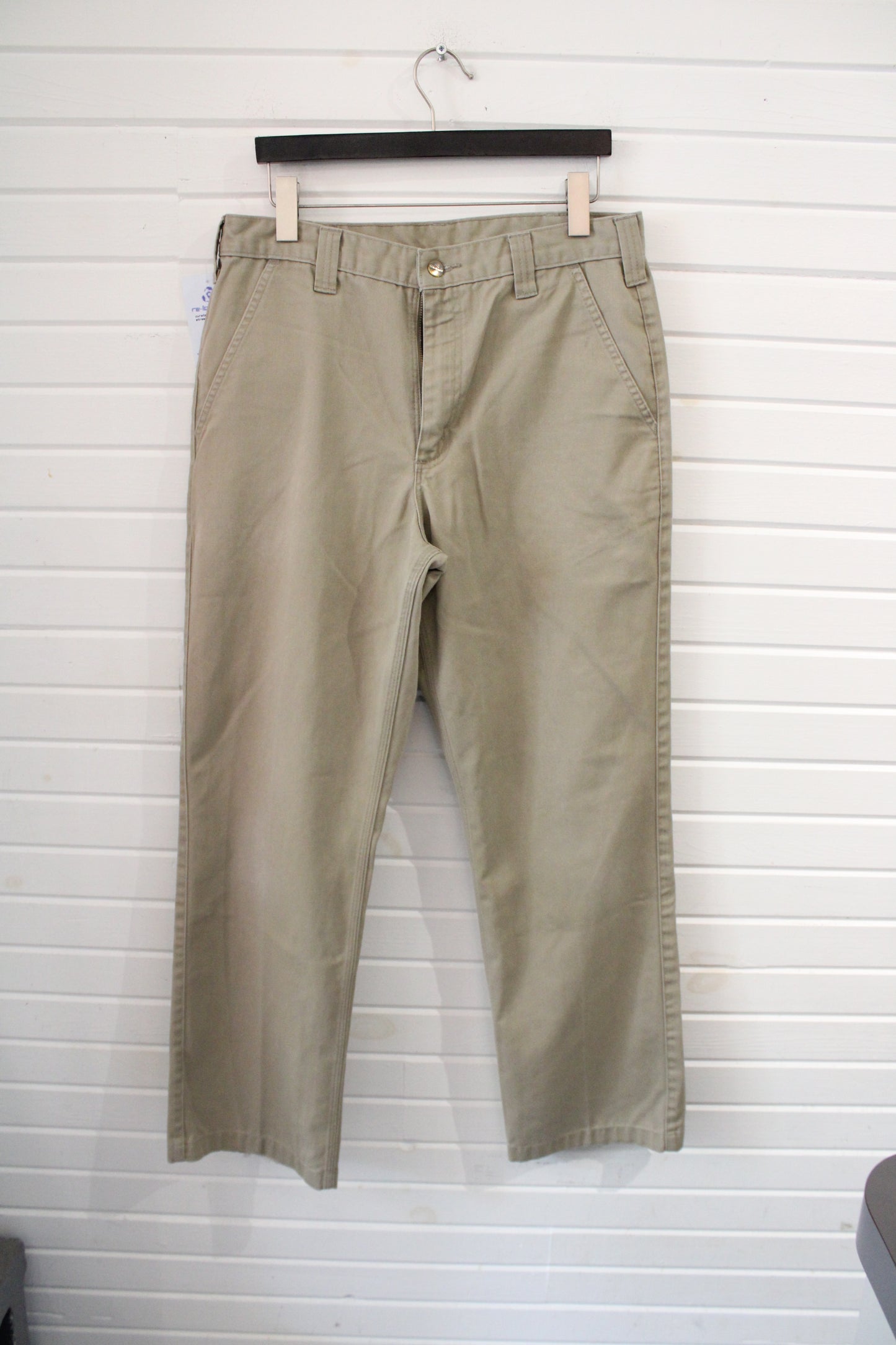 Carhartt Twill Pants | Vintage Relaxed Fit Khaki Trouser | Classic Workwear Style