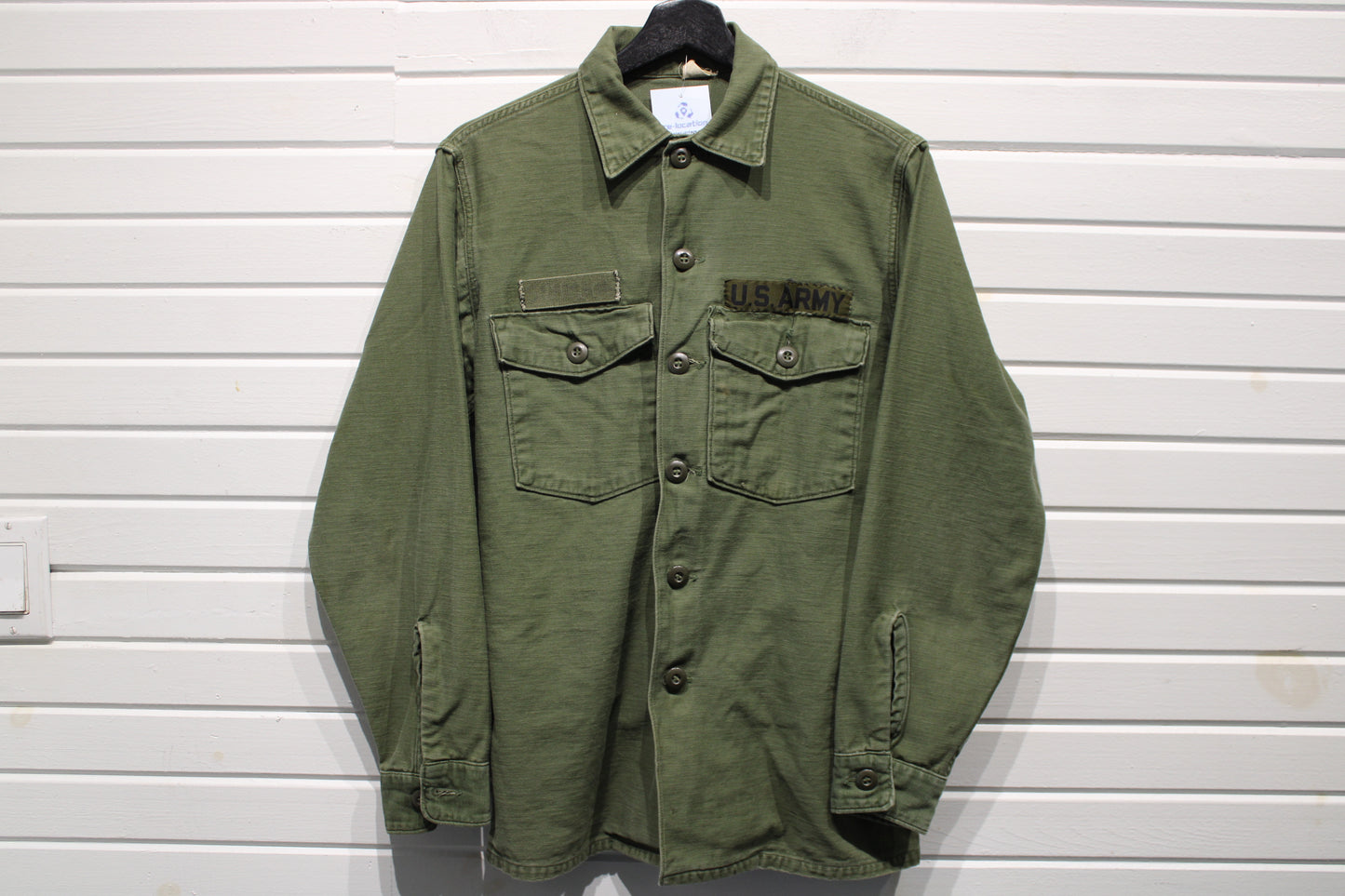 U.S-Army Utility Shirt | Vintage 1970s OG107 Fatigue Button-Up | Classic Military Field Shirt