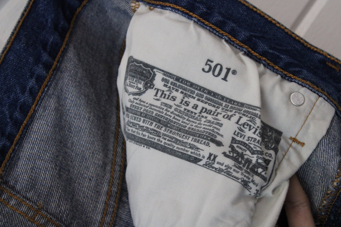 Levi's 501 Jean Shorts | Vintage Distressed Cut-Off Denim Jorts | Classic Mid-Wash Summer Style