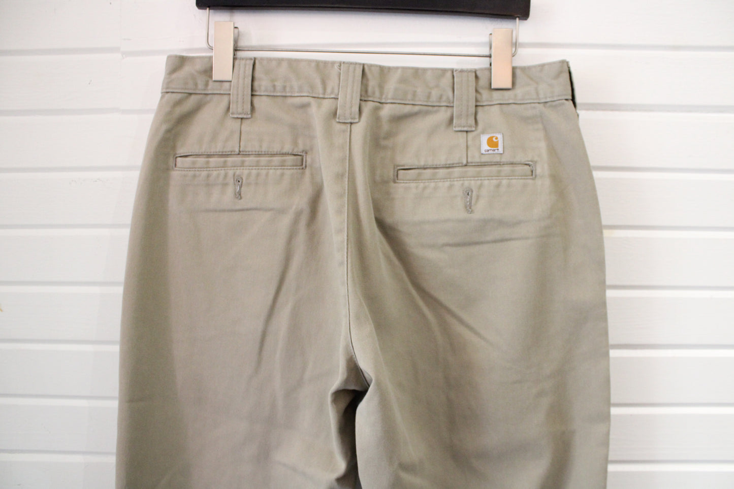 Carhartt Twill Pants | Vintage Relaxed Fit Khaki Trouser | Classic Workwear Style