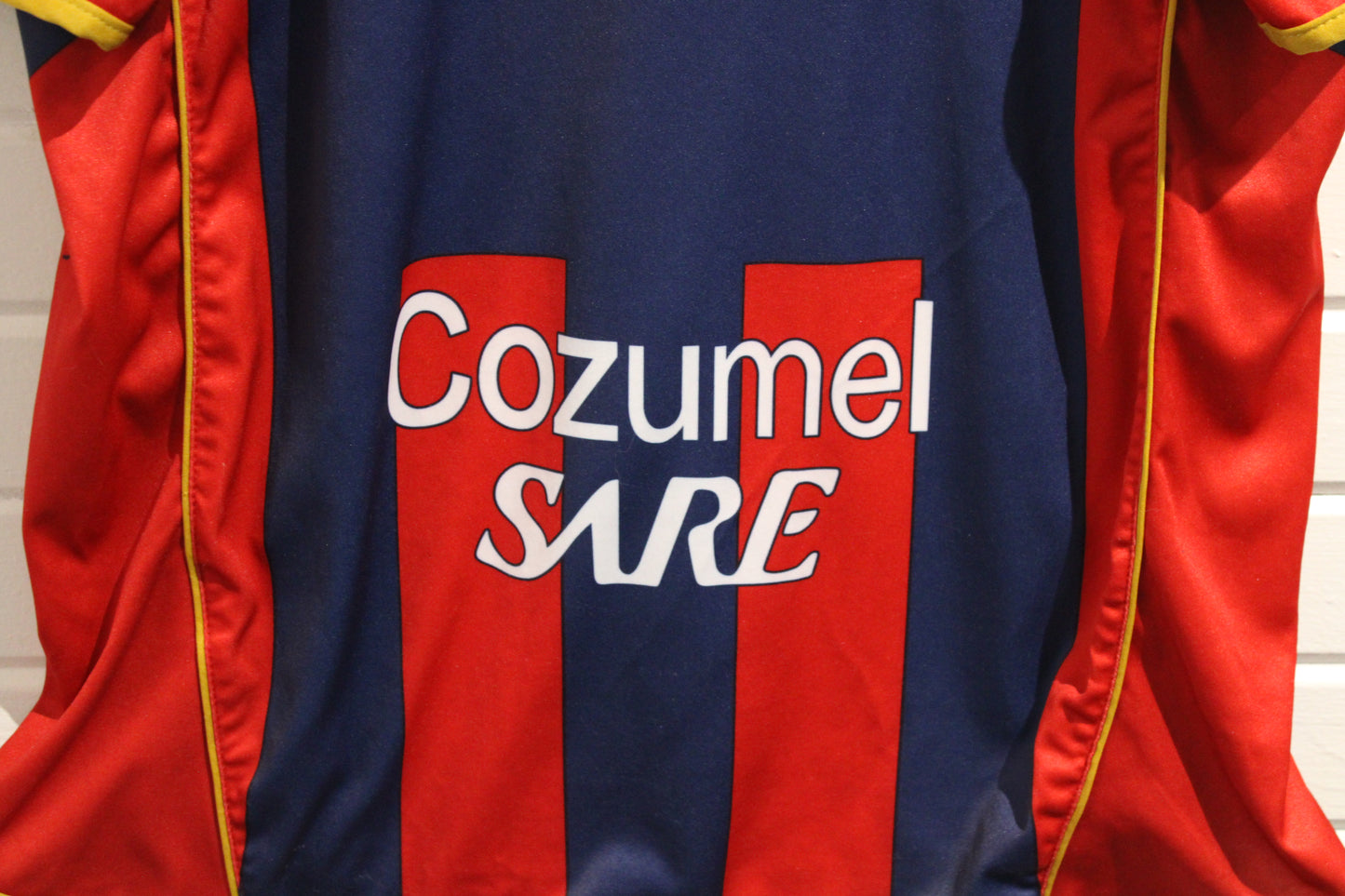 Atlante-FC Soccer Jersey | Vintage 2000s Mexican Football Shirt Red-Blue | Classic Liga MX Fanwear