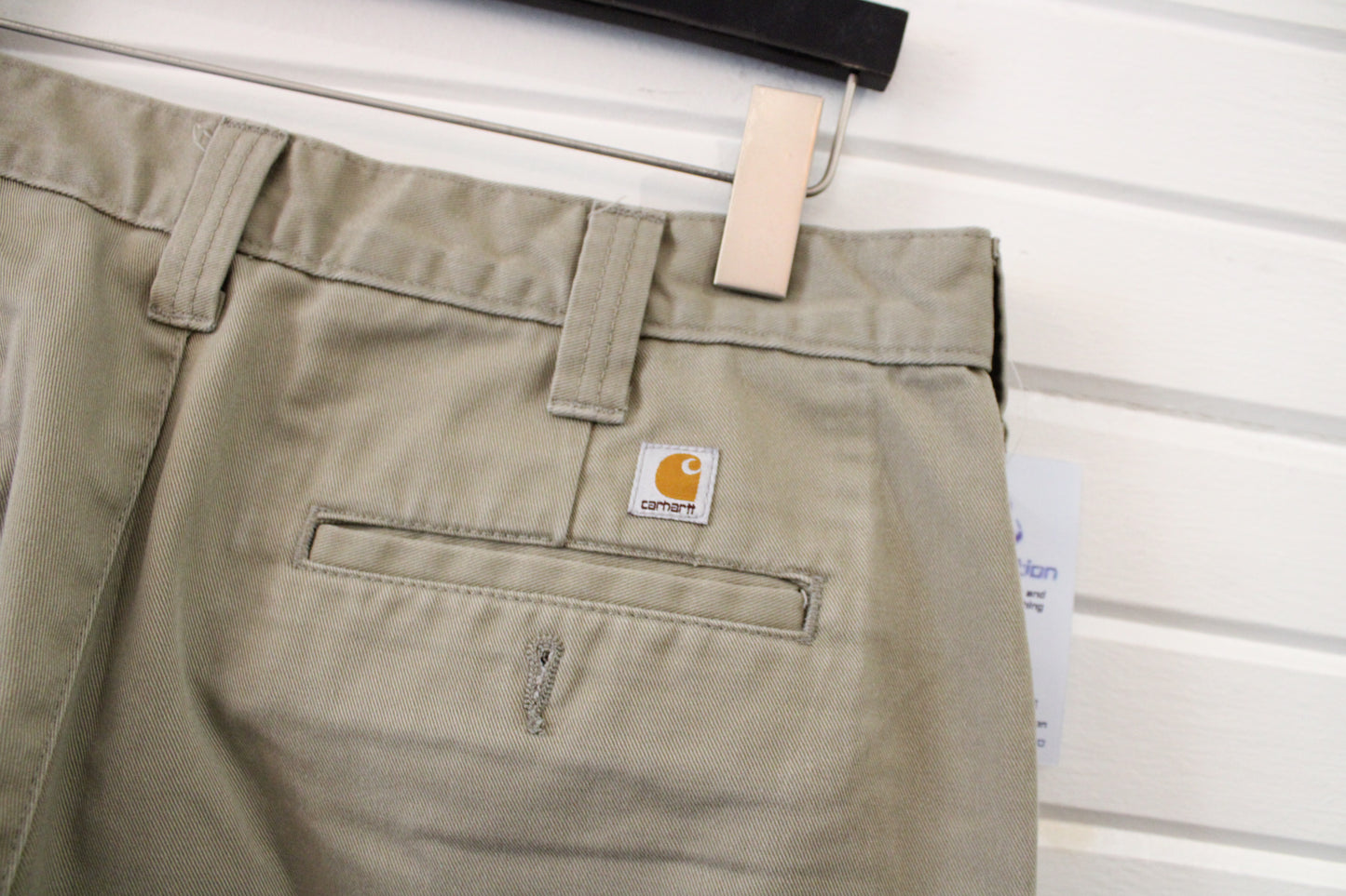 Carhartt Twill Pants | Vintage Relaxed Fit Khaki Trouser | Classic Workwear Style