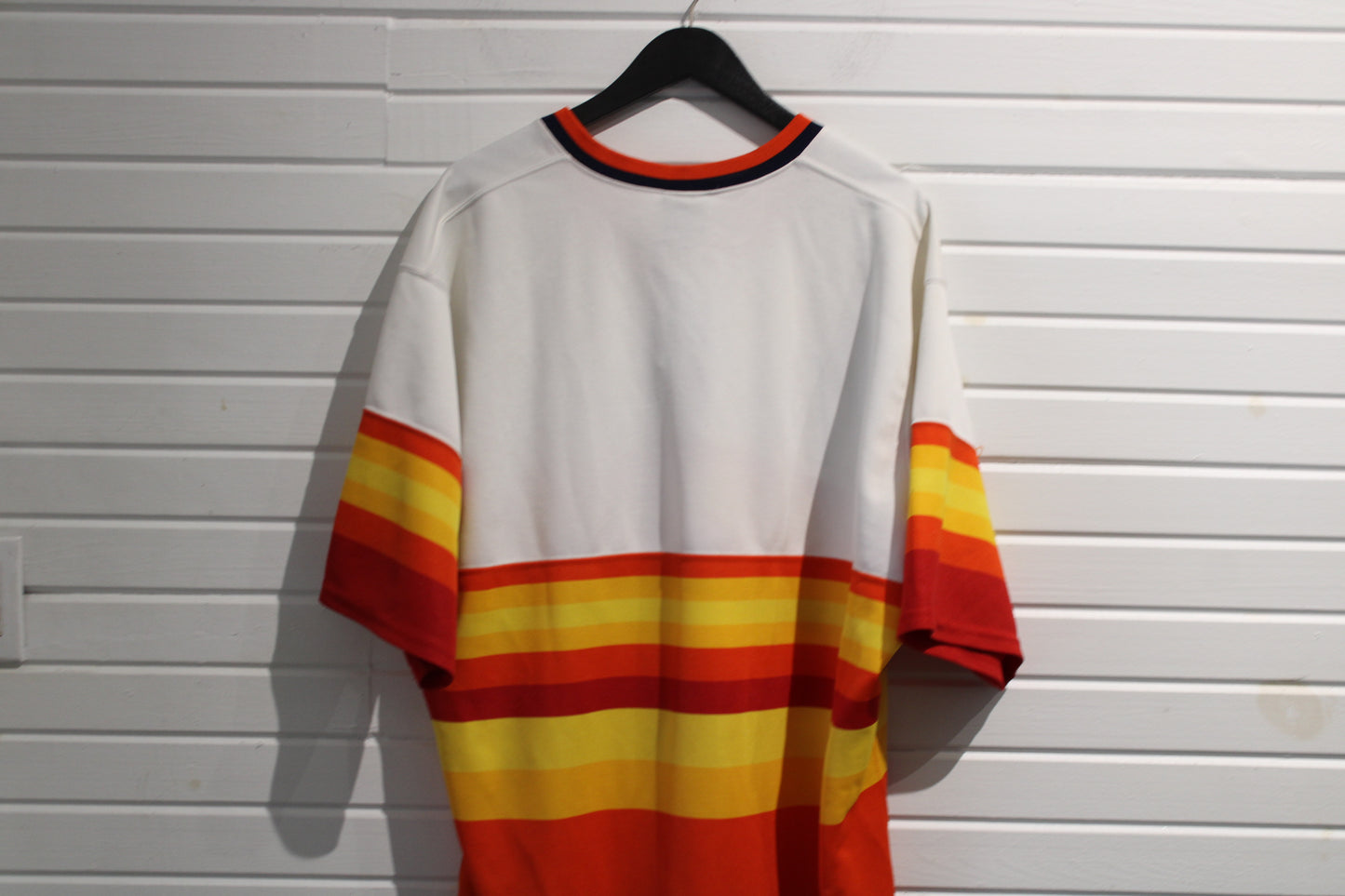 Astros Jersey | Vintage 80s Houston Rainbow Baseball Top | Cooperstown Collection Classic Fan Shirt