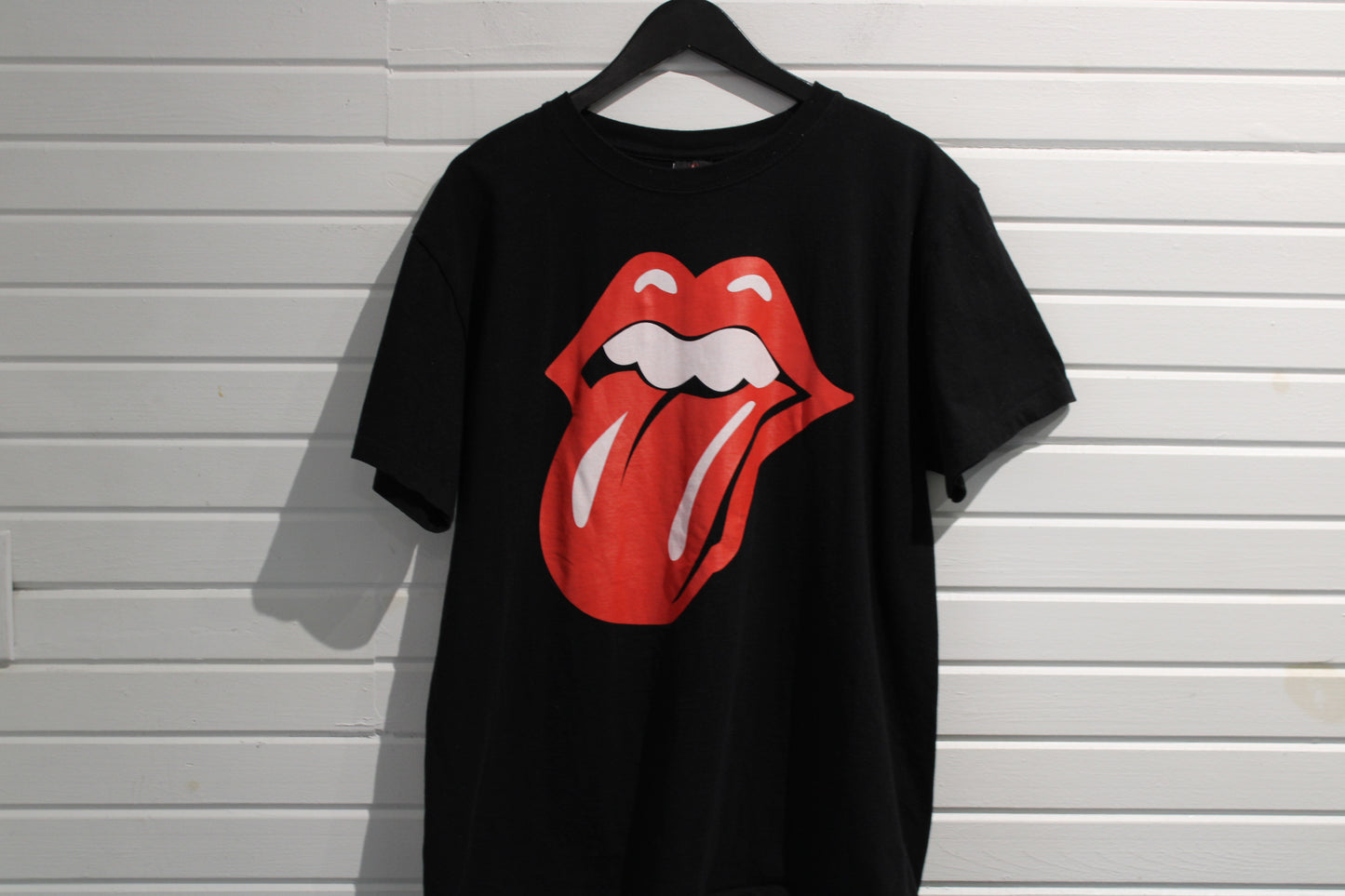 Rolling-Stones Tongue Logo T-Shirt | Vintage 2000s Graphic Band Tee | Classic Rock Music Shirt
