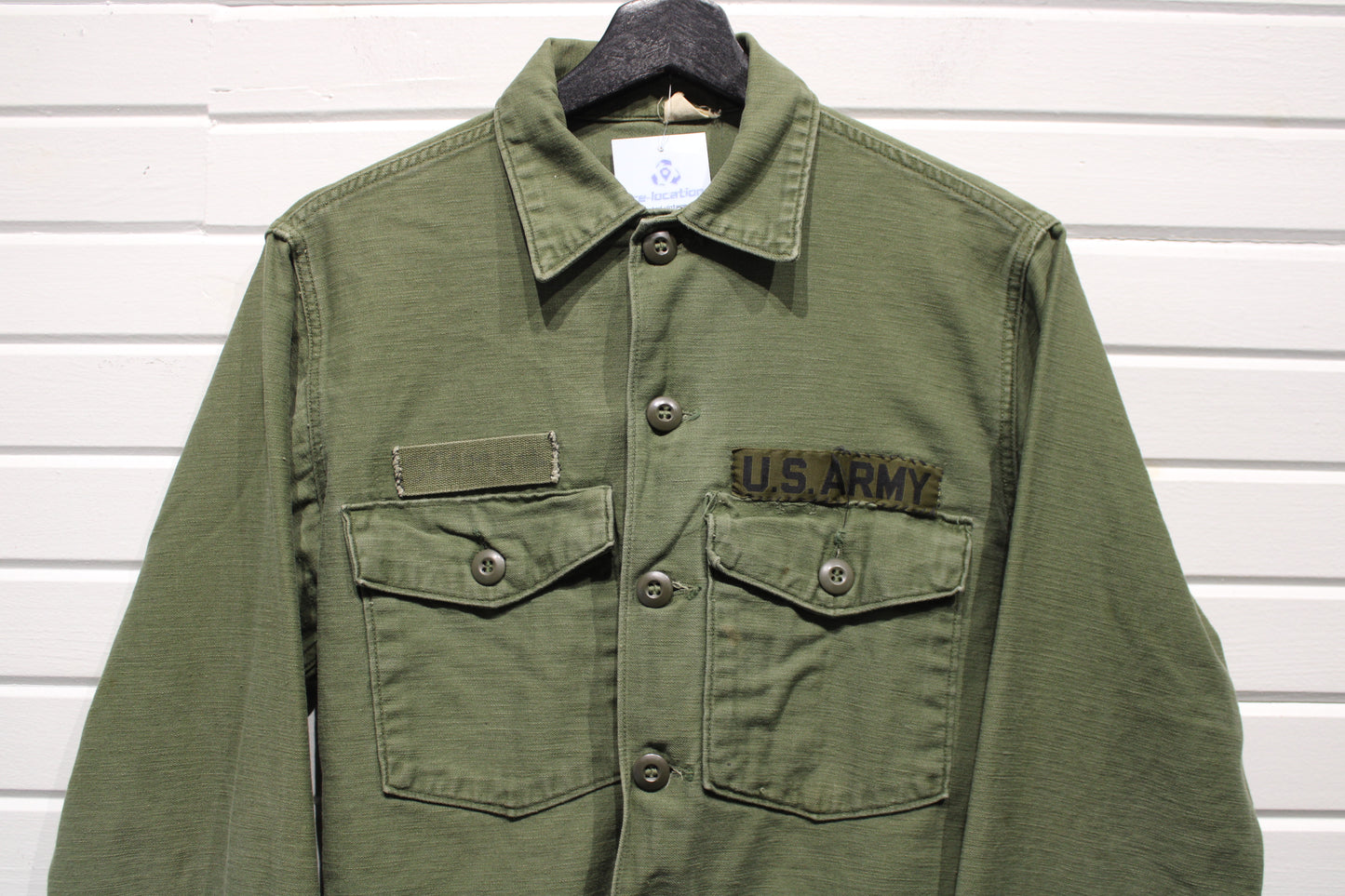 U.S-Army Utility Shirt | Vintage 1970s OG107 Fatigue Button-Up | Classic Military Field Shirt