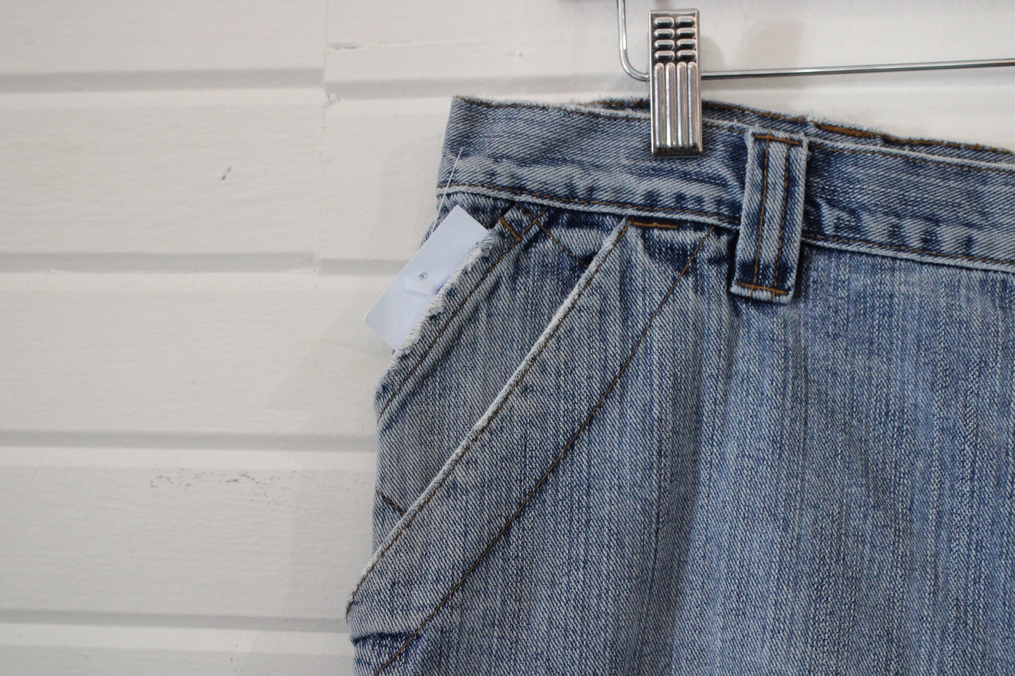 Urban-Pipeline Jean Shorts | Vintage Carpenter Denim Baggy Cut-Offs | 2000s Casual Streetwear Summer Shorts