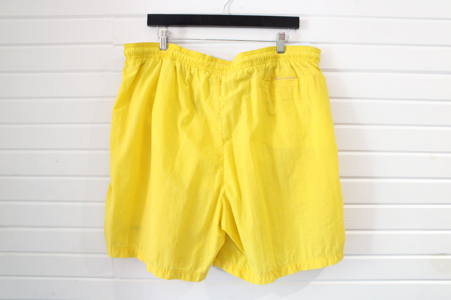 Tommy-Hilfiger Athletics Yellow Shorts | Vintage 90s Sports Style | Classic Athletic Summerwear