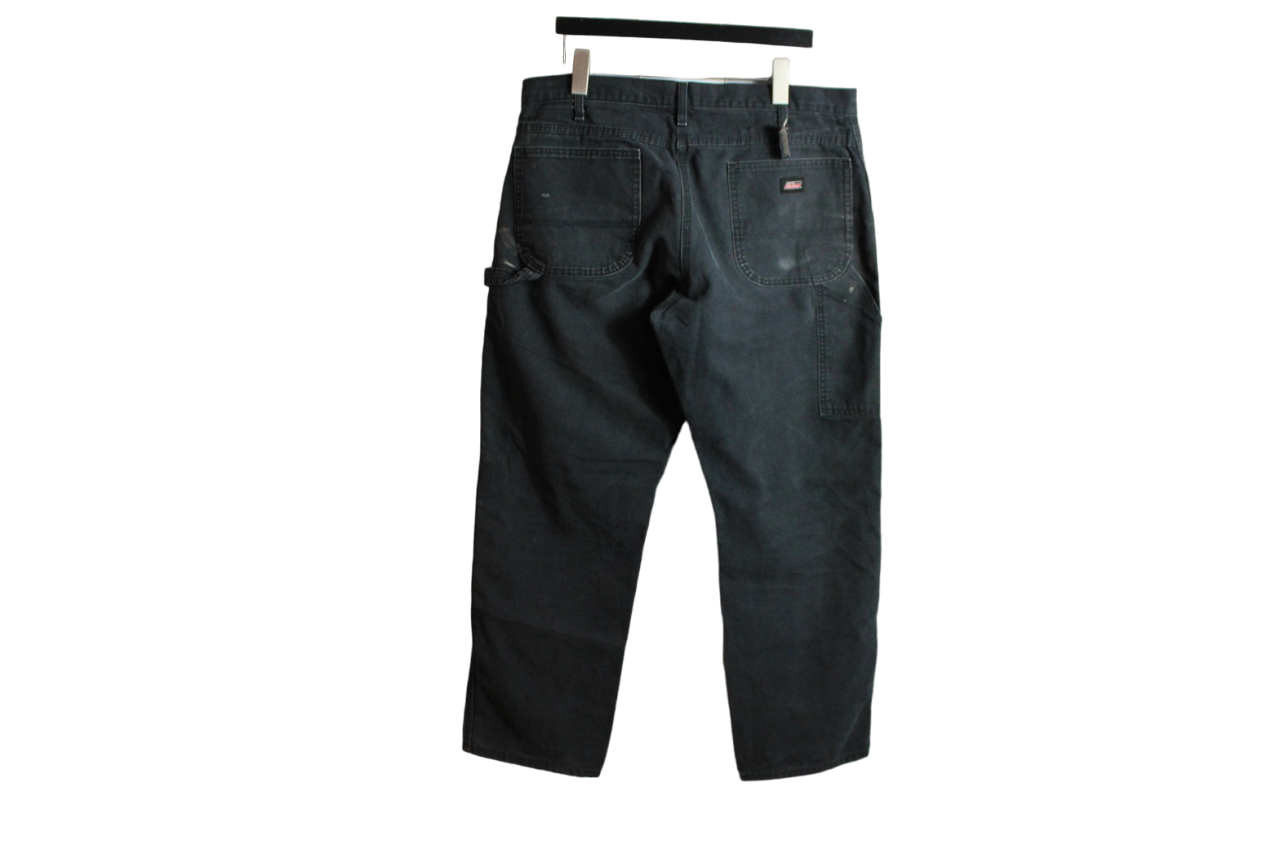 Vintage 90s Black Dickies Construction Workwear Carpenter Pants