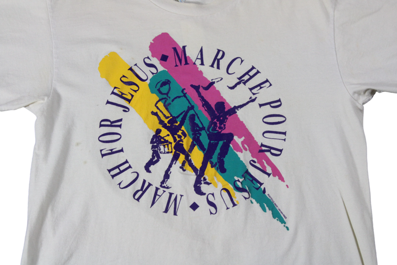 Vintage 90s March for Jesus Prayer T-Shirt