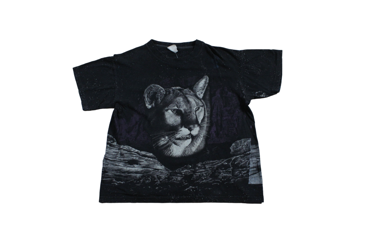 USA Souvenir Lions And Tigers Animal T-Shirt